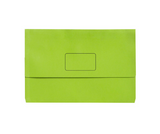 Marbig Document Wallet FC Slimpick Green