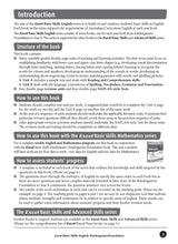 Excel Basic Skills - English Kindergarten/Foundation