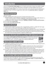 Excel Basic Skills - English Year 6