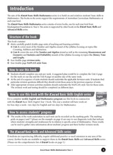 Excel Basic Skills - Mathematics Year 1
