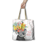 Lisa Pollock Too Glam Koala Reusable Shopping Bag – Poly-Linen, 45cm