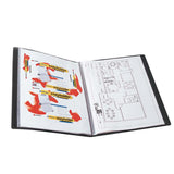 Display Book A3 20 Pocket Black Insert Cover
