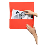 Marbig Document Wallet FC Slimpick Red