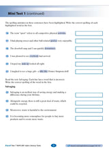 Excel - Year 7 NAPLAN*-style Literacy Tests
