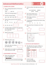 Excel Advanced Skills - Advanced English and Mathematics Year 3