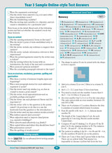 NAPLAN Excel Advanced style Tests Year 3
