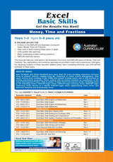 Excel Basic Skills - Money, Time and Fractions Years 1-2