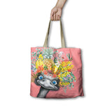 Lisa Pollock Emu-sing Reusable Shopping Bag – Poly-Linen, 45cm