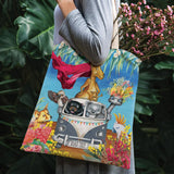 Lisa Pollock Priscilla Reusable Shopping Bag – Poly-Linen, 45cm