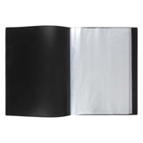 Display Book A3 20 Pocket Black Insert Cover