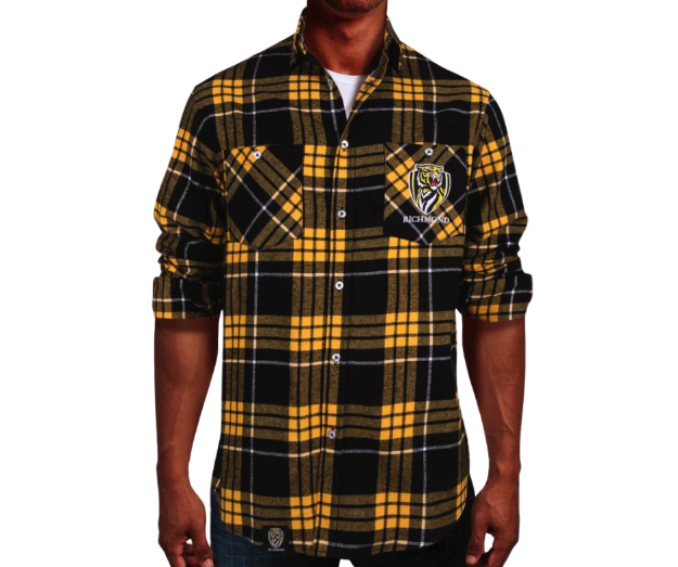 Picture of RICHMOND TIGERS RINGBARK FLANNEL SHIRT