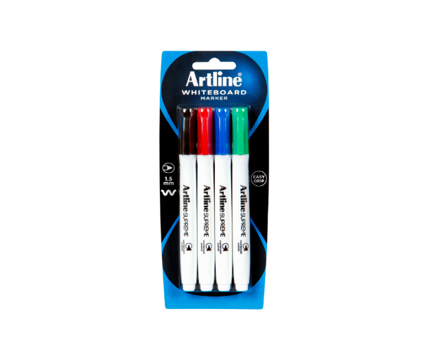 Picture of Whiteboard Markers Artline Supreme Assorted Pk 4