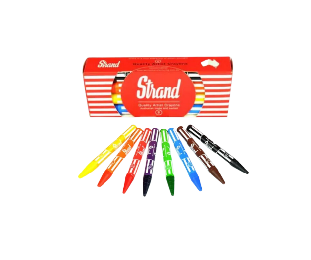 Picture of Strand Crayons Pk 8