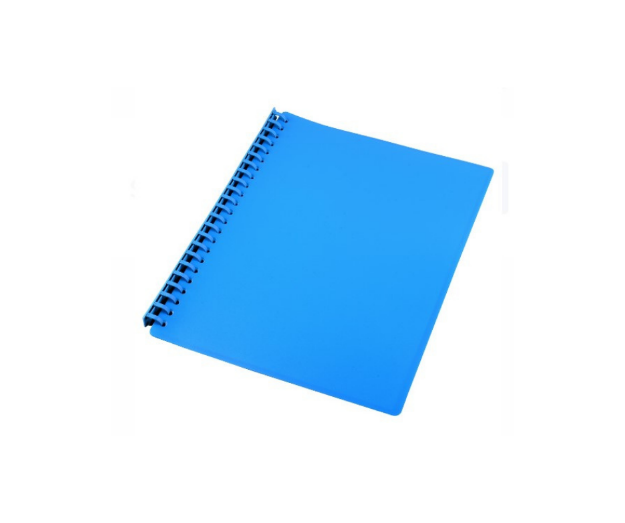 Picture of Display Book A4 20 Pocket Refillable Mid Blue